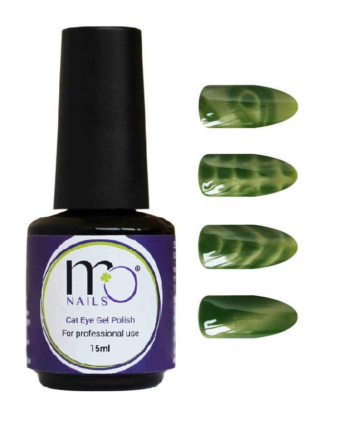 CAT10-1.jpg Cat Eye Gel Polish 15ml - 10 Emerald Eye - Image 1