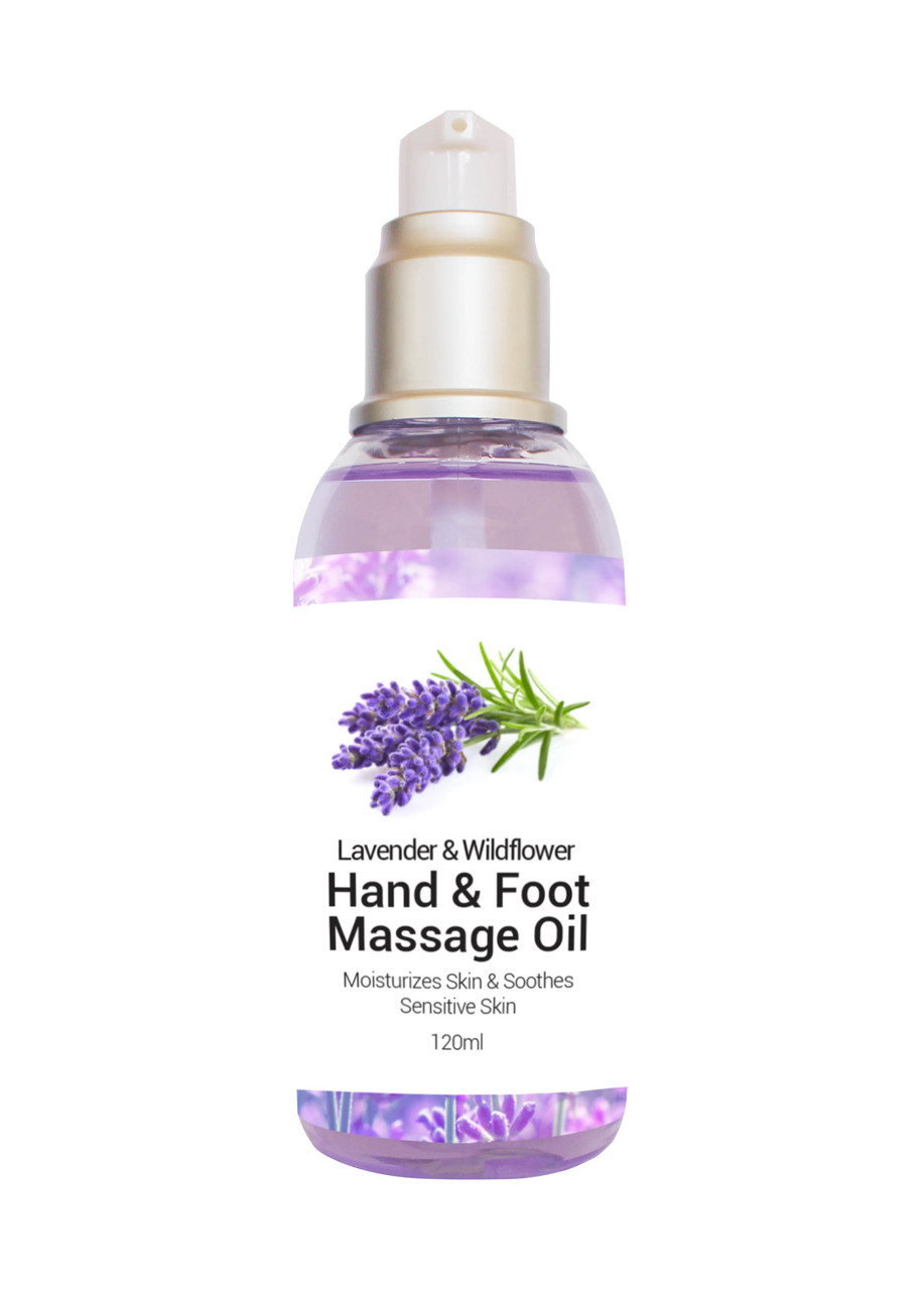 IMG_1816_2_site__86580__99870.jpg Lavender & Wildflower Hand & Foot Massage Oil 120ml - Image 1