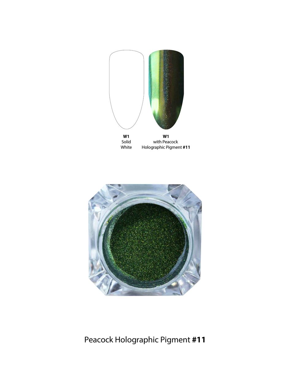 PH11.jpg Peacock Holographic Chrome Pigment - Peacock Holographic Pigment #11 - Image 1
