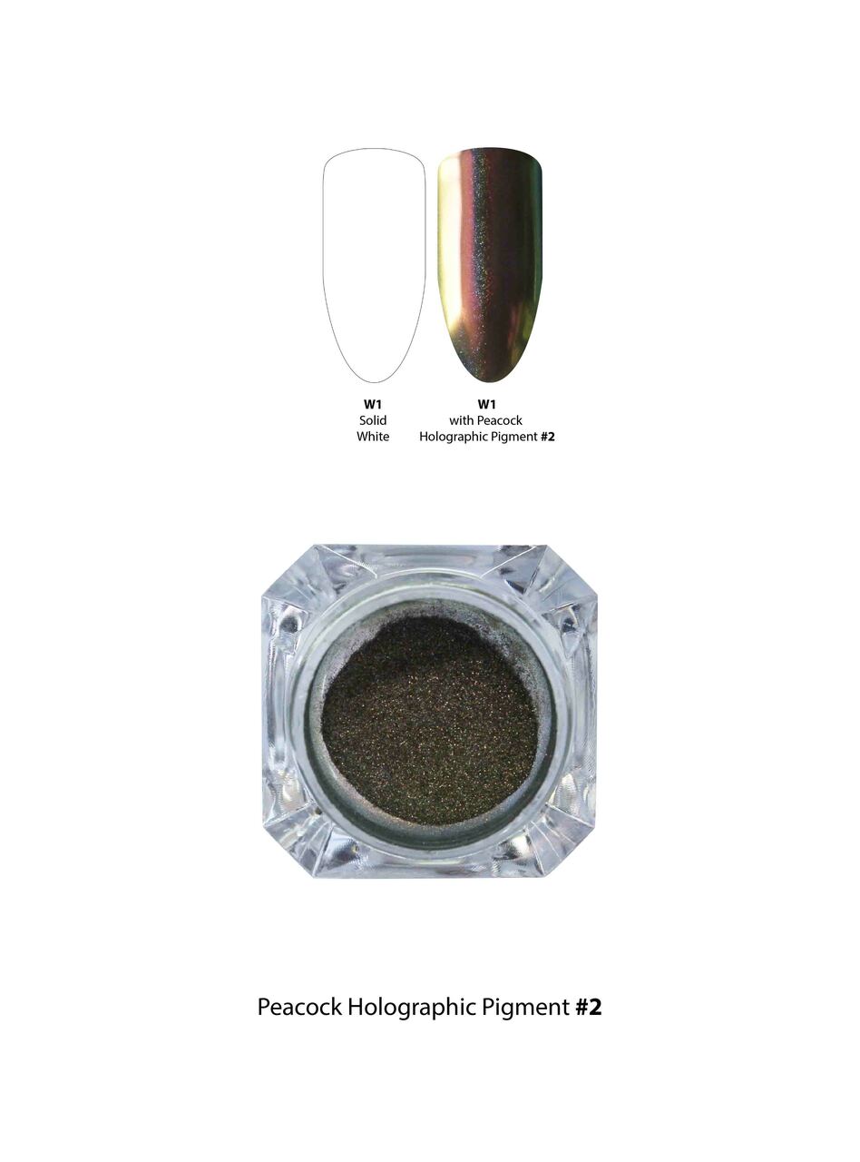 PH2.jpg Peacock Holographic Chrome Pigment - Peacock Holographic Pigment #2 - Image 1