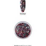 Sequins Glitter - Red-Turquoise Sequins Glitter