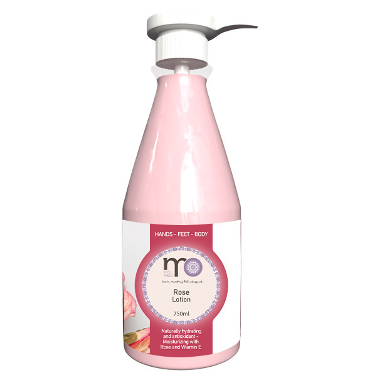 Rose-750ml.jpg MO Nails Hand-Foot-Body Lotion-Rose 750ml - Image 1