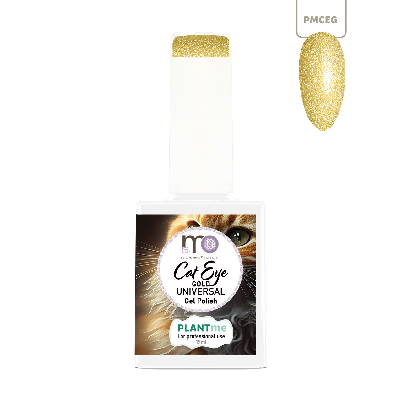 Universal-CatEye-Gold__91041.jpg MO PLANTme Universal CAT-EYE Gel Polish 15ml - GOLD - Image 1