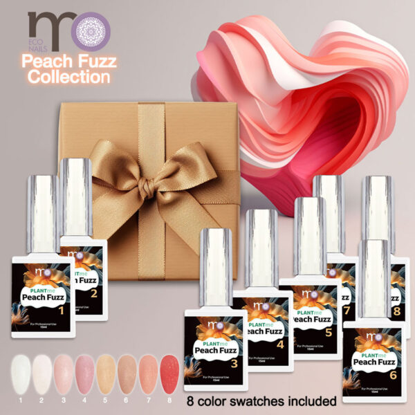 MO PLANTme PEACH Fuzz Gel Polish 15ml - PMPFSET